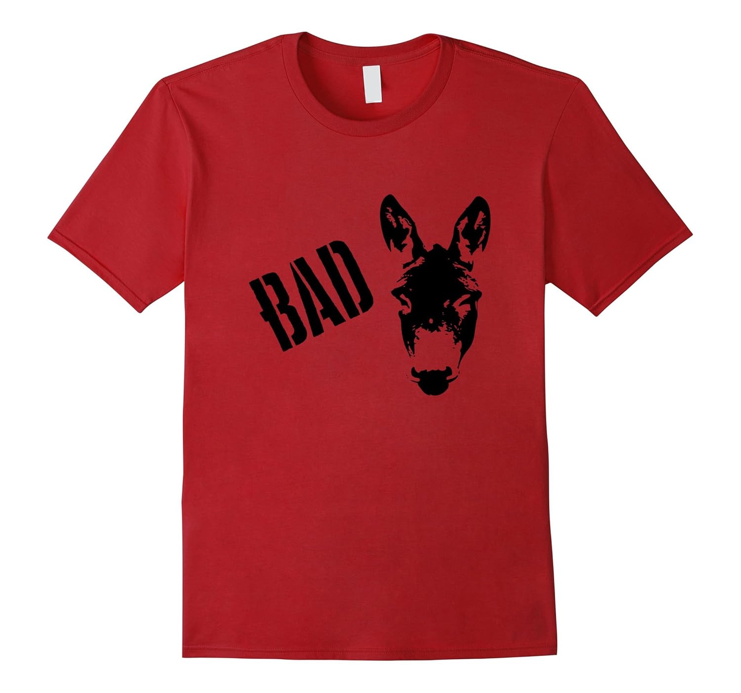 Bad Ass Donkey Funny PunT-Shirt-Rose