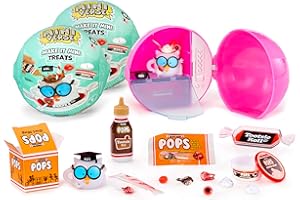 MGA's Miniverse Make It Mini Treats (2-Pack), Mini Collectibles - Mystery Blind Packaging, Candy Theme, DIY, Resin Play, Replica Food, NOT Edible, Collectors, Gift, 8+
