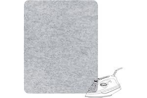 SHINTOP Wool Pressing Mat Portable Felted Ironing Board, 1/2 Inch Thick Retains Heat Pad for Quilting Supplies Sewing Notions DIY Crafts (17 X 13.5 Inch)
