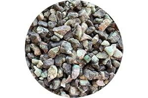 GAF TREASURES Small Rough Natural Stones, 0.5-1.25" Raw Crystals, Natural Rough Stones (Emerald, 0.5 Pound)