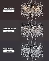 Modern Tree Branch Crystal Chandelier Luxury Black
