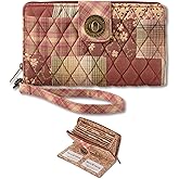 Bella Taylor Cash System Wallet for Envelope Budgeting - RFID Protected - Cash Stuffing Wallet with Detachable Wristlet