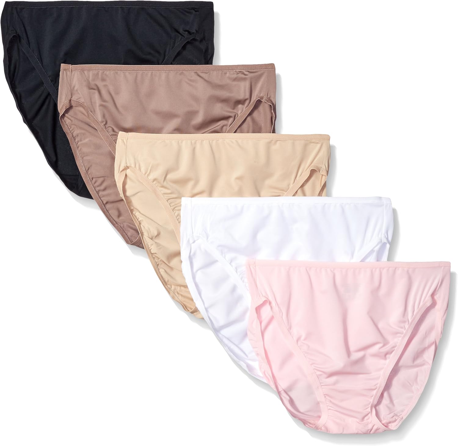 Panties Fruit of the Loom Womens Plus Size Fit For Me 5 Pack Microfiber