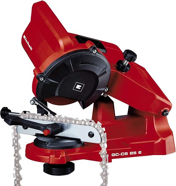 Affûteuse Chaîne Tronçonneuse Einhell GC-CS 85 E - 85W, Meule 3.2mm + Meule De Rechange