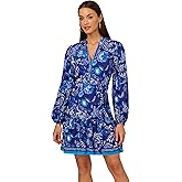 Adrianna Papell Womens Blue Multi