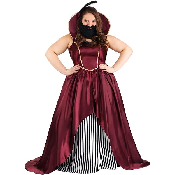 Amazon.com: Bearded Lady Costume Greatest Showman Cosplay Lettie Lutz Costume  Dress Women Adult (Purple, XS) : Clothing, Shoes & Jewelry