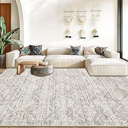 Area Rug Living Room Rugs 8x10 - Large Soft Boho