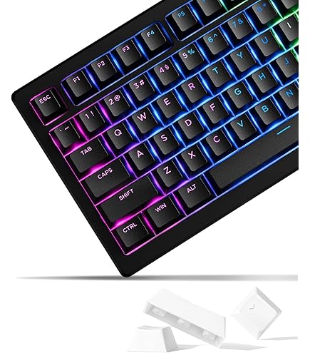 Amazon.com: ikbc CD87 V2 Ergonomic Mechanical Keyboard with Cherry