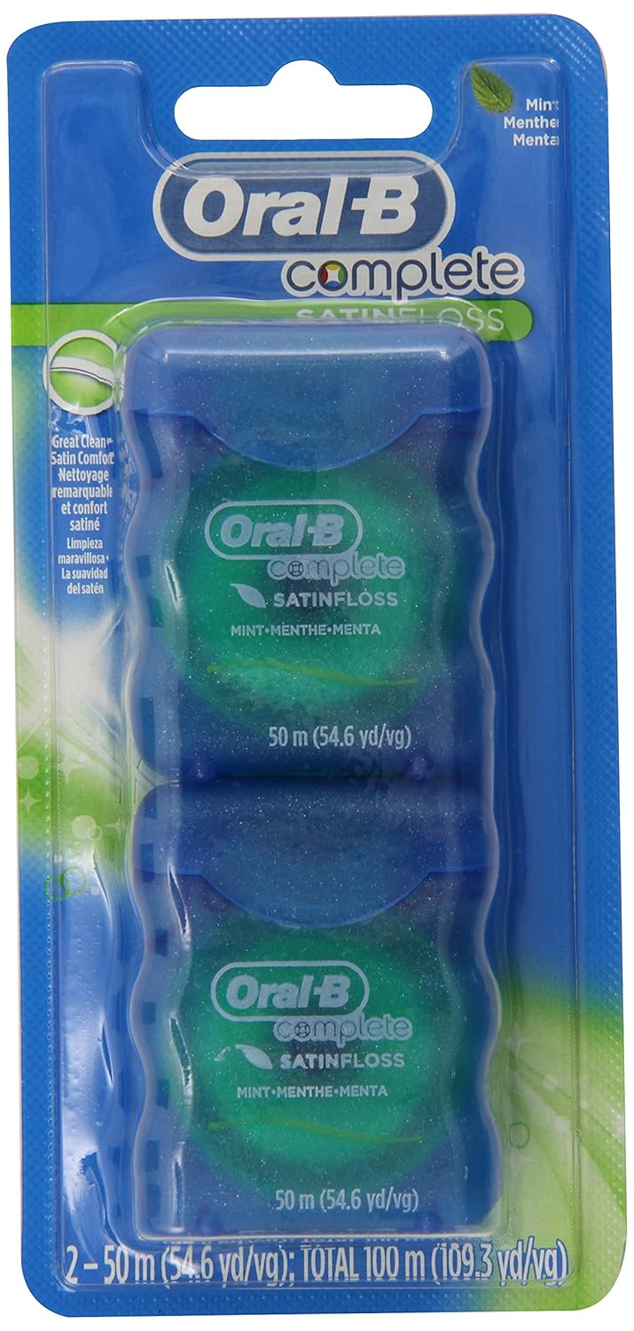 Oral-B Complete Satin Floss Twin Pack: Prime Pantry
