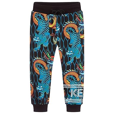 pantaloni kenzo bambino nero