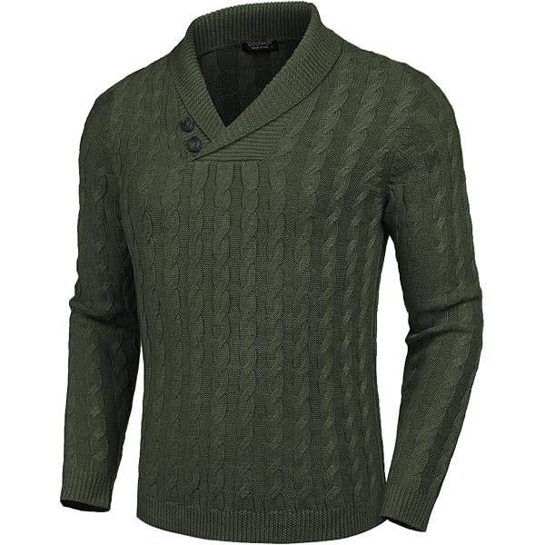 Mens V Neck Sweater COOFANDY Men's Casual Slim Fit Pullover