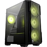 MSI MAG FORGE M120R AIRFLOW Computer Case Black 4 ARGB 120mm Fans