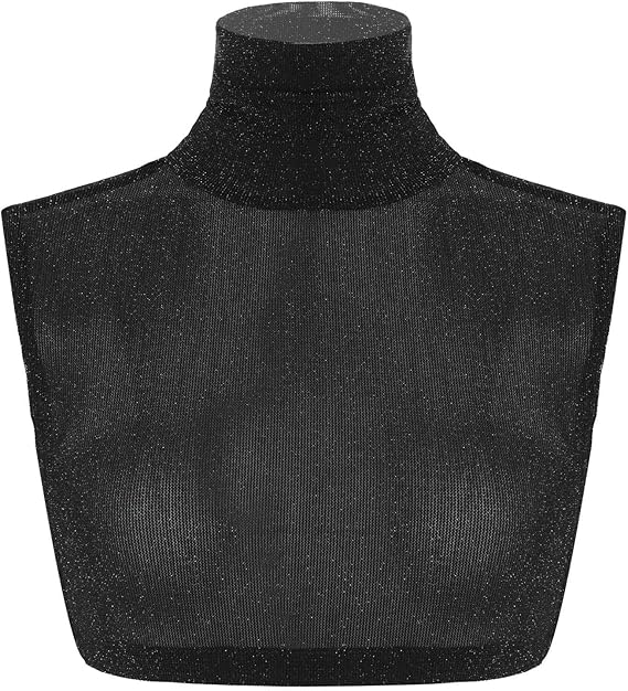 fake collar turtleneck