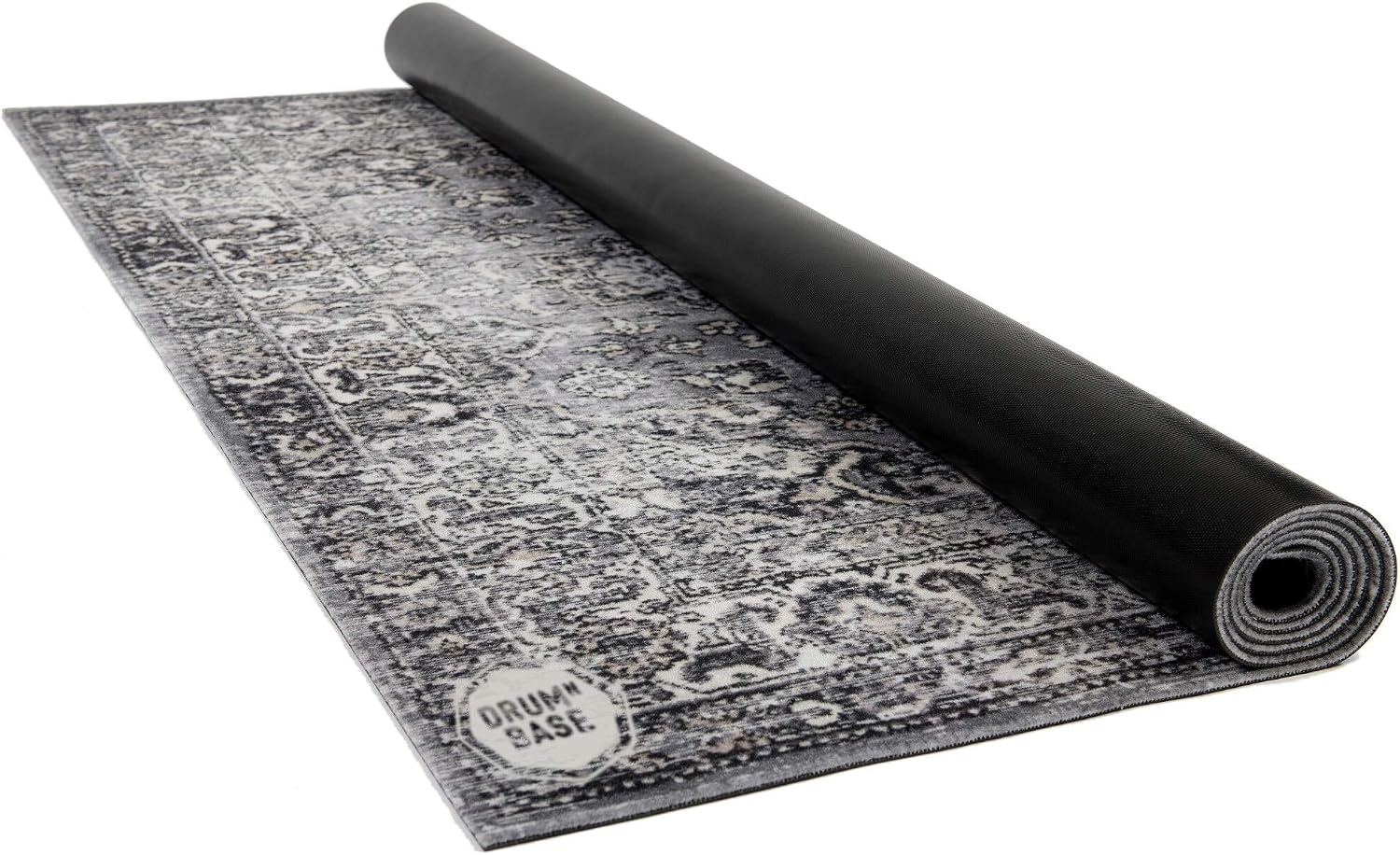 Drum N Base Vintage Stage Rug (Large) - Grey, 185 x 160 cm (Rectangular) - Image 4
