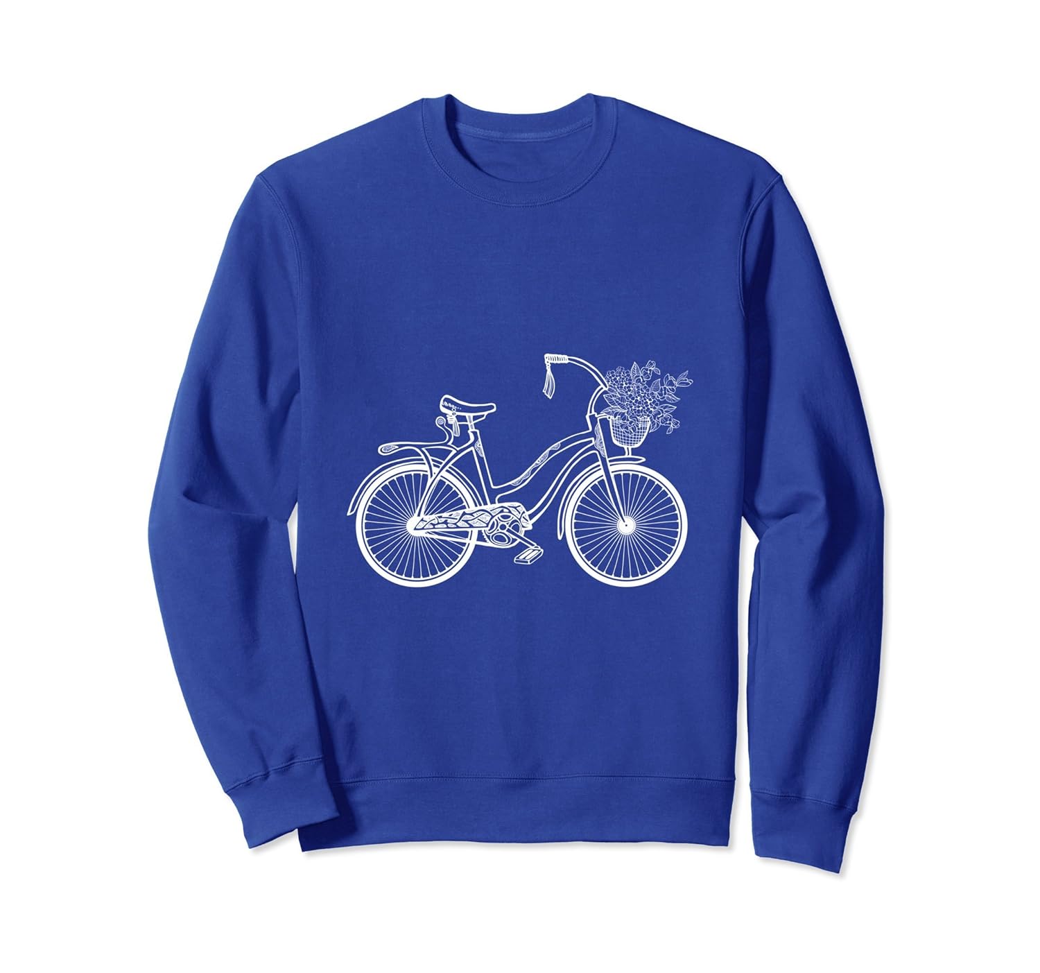 Vintage Bike Sweatshirt Pullover: Hand-Drawn Retro Bicycle- TPT