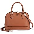 LOVEVOOK Purse for Women Small Crossbody Bags Classic Double Zip Top Handle Dome Satchel Bag