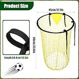 Partideal 2Pcs Top Bins Football Target Net for Practice Shooting Accuracy view 3