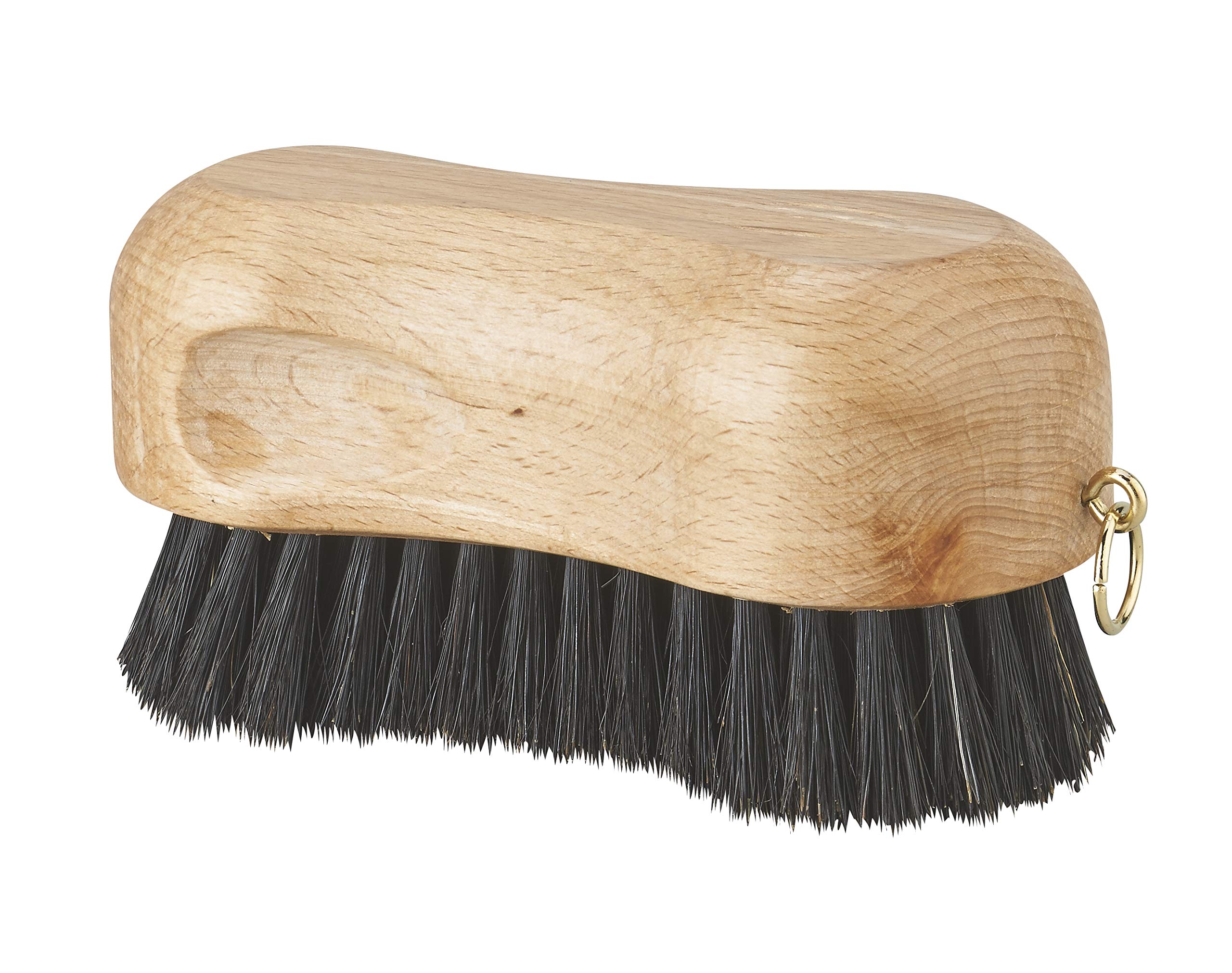 Violin Wooden Brush with Natural Bristles and Wooden Handle