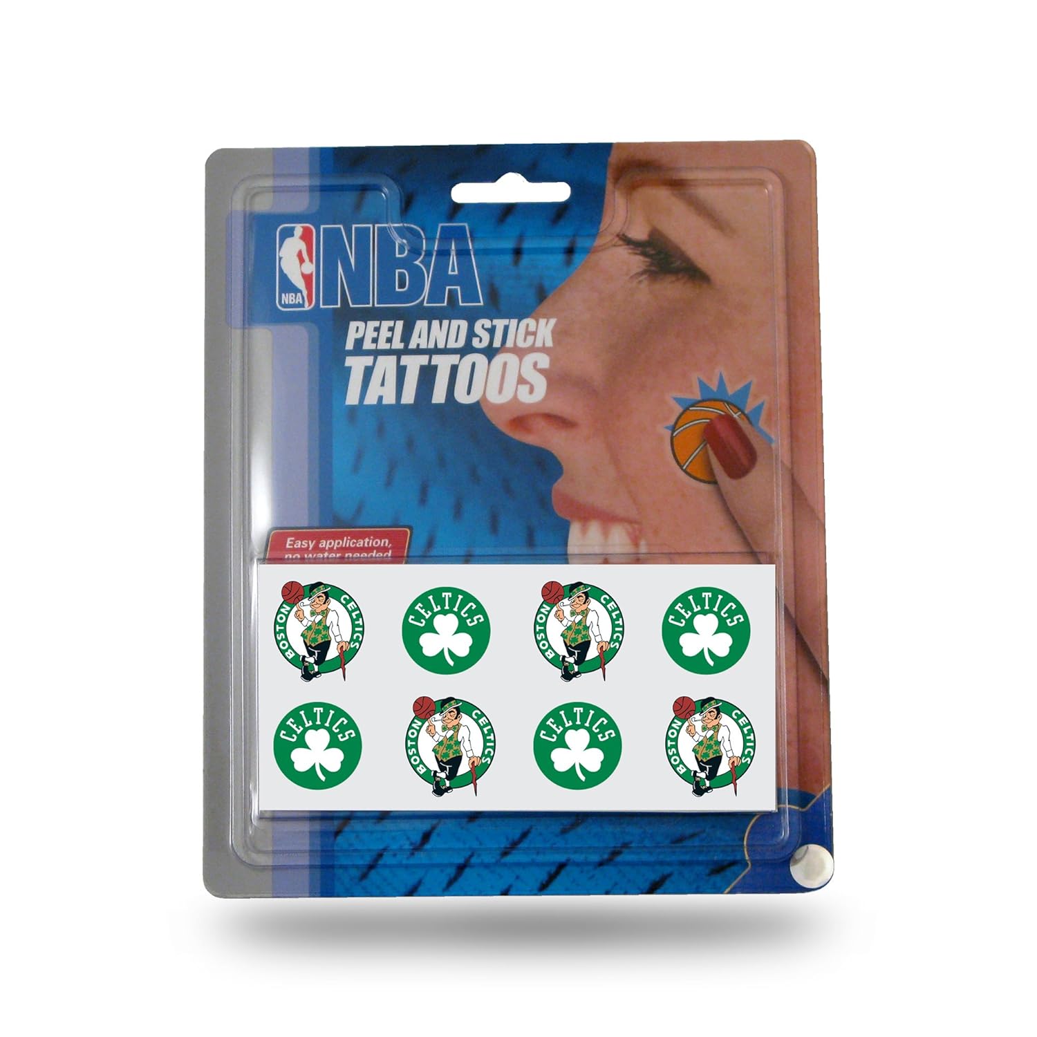 Rico Industries NBA Face Tattoos 8 Piece Set
