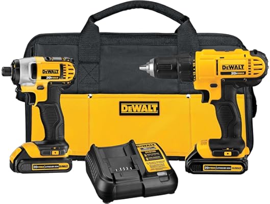 DEWALT 20V MAX Cordless Drill/Impact Driver