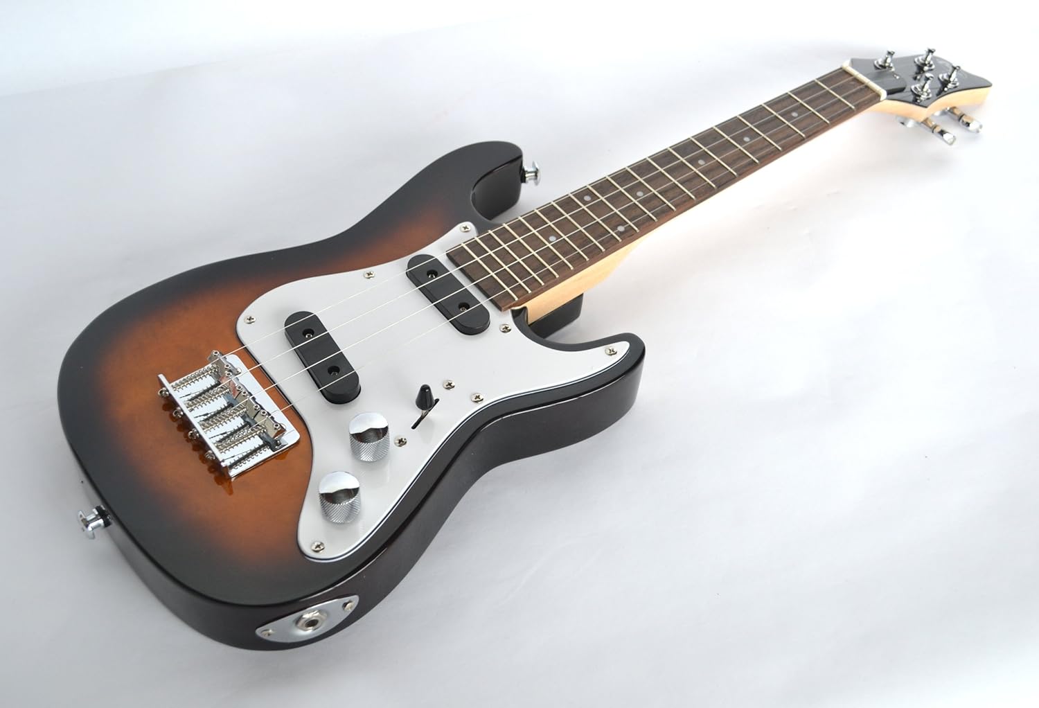 Steel String Tenor Ukulele Solid Body Electric Twin Transducer Bug Pickup For Strat Guitar In Sunburst Shape With Alloy Maple Concert Ukulele Amazon De Musical Instruments