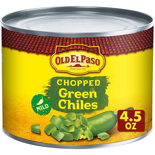 OLD EL PASO MILD CHOPPED GREEN CHILES, 1 CT., 4.5 OZ.