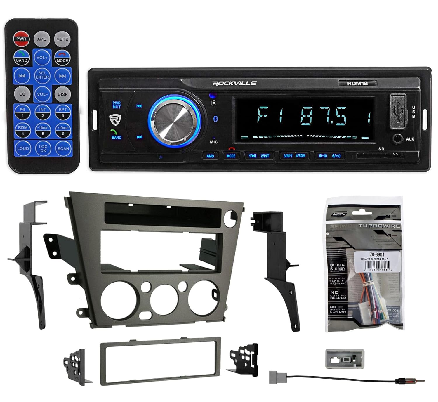 Amazon.com: Digital Media Bluetooth AM/FM/MP3 USB/SD Receiver Stereo for  05-09 Subaru Legacy: Car Electronics