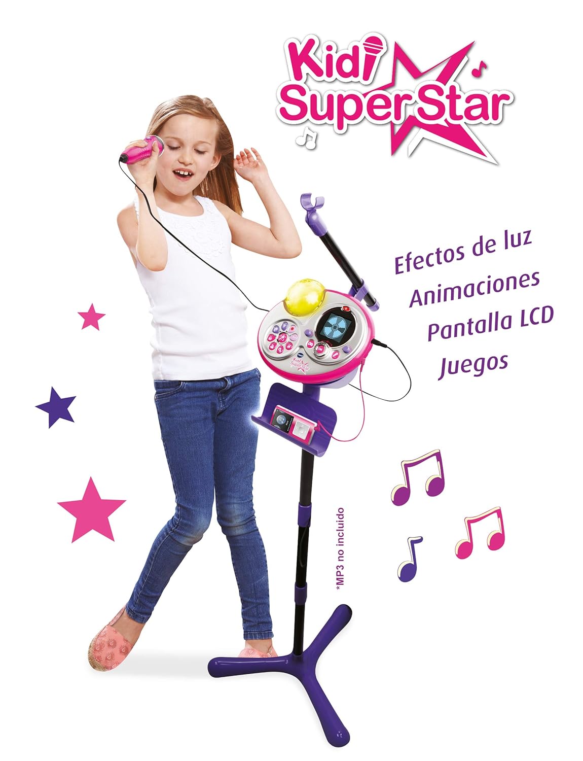 VTech Microphone Super * Star Karaoke (80 178522) Amazon.fr Jeux