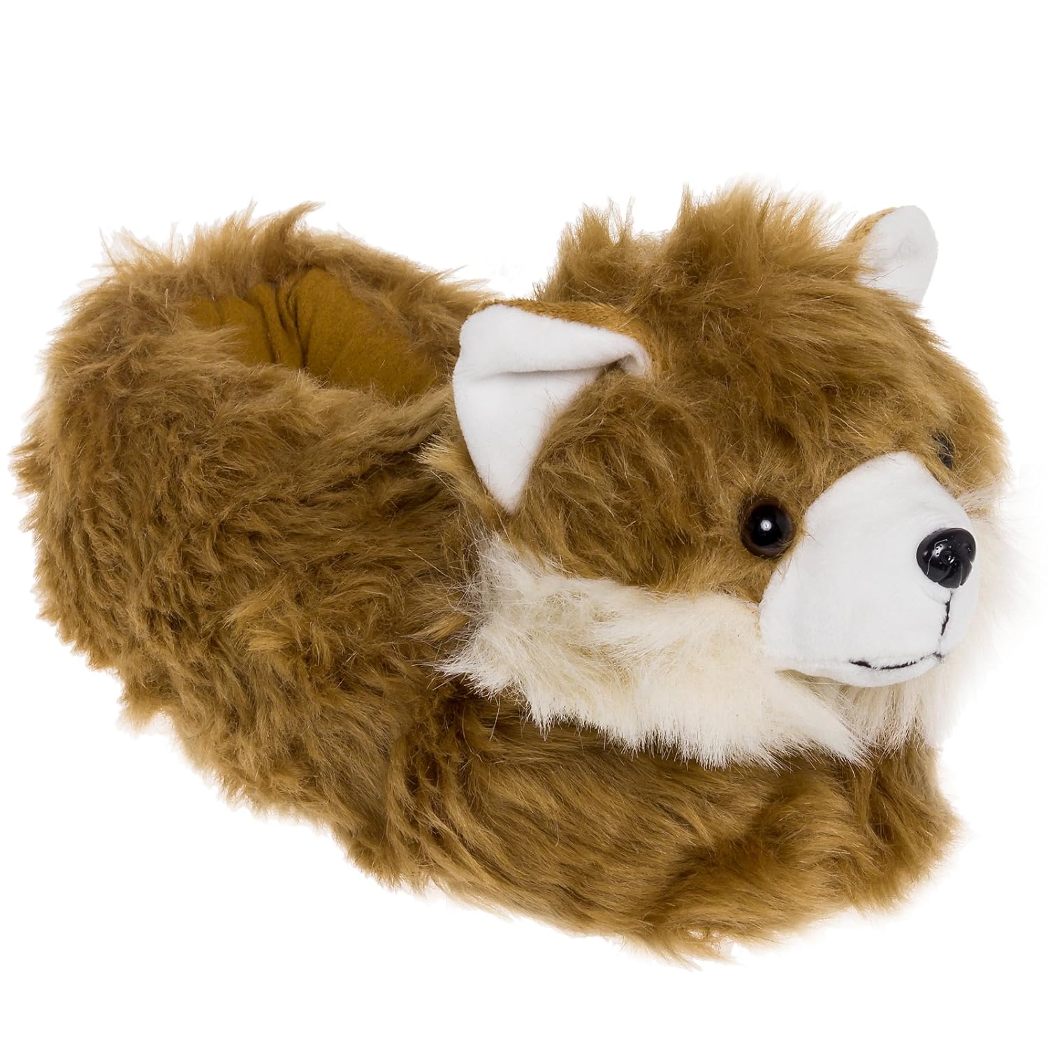 Silver Lilly Animal Slippers Plush Pomeranian Dog Slippers Amazon.co