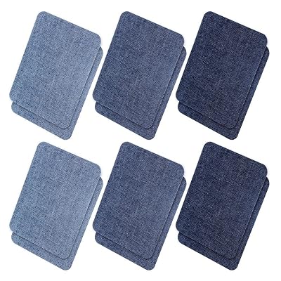 Denim Patches for Clothing Jeans, 12Pcs 