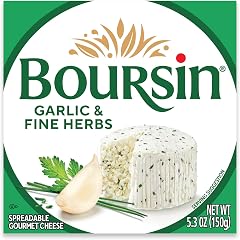 Boursin Garlic & Fine Herbs Cheese, Artisan fresh cheeses, 5.3 Ounce