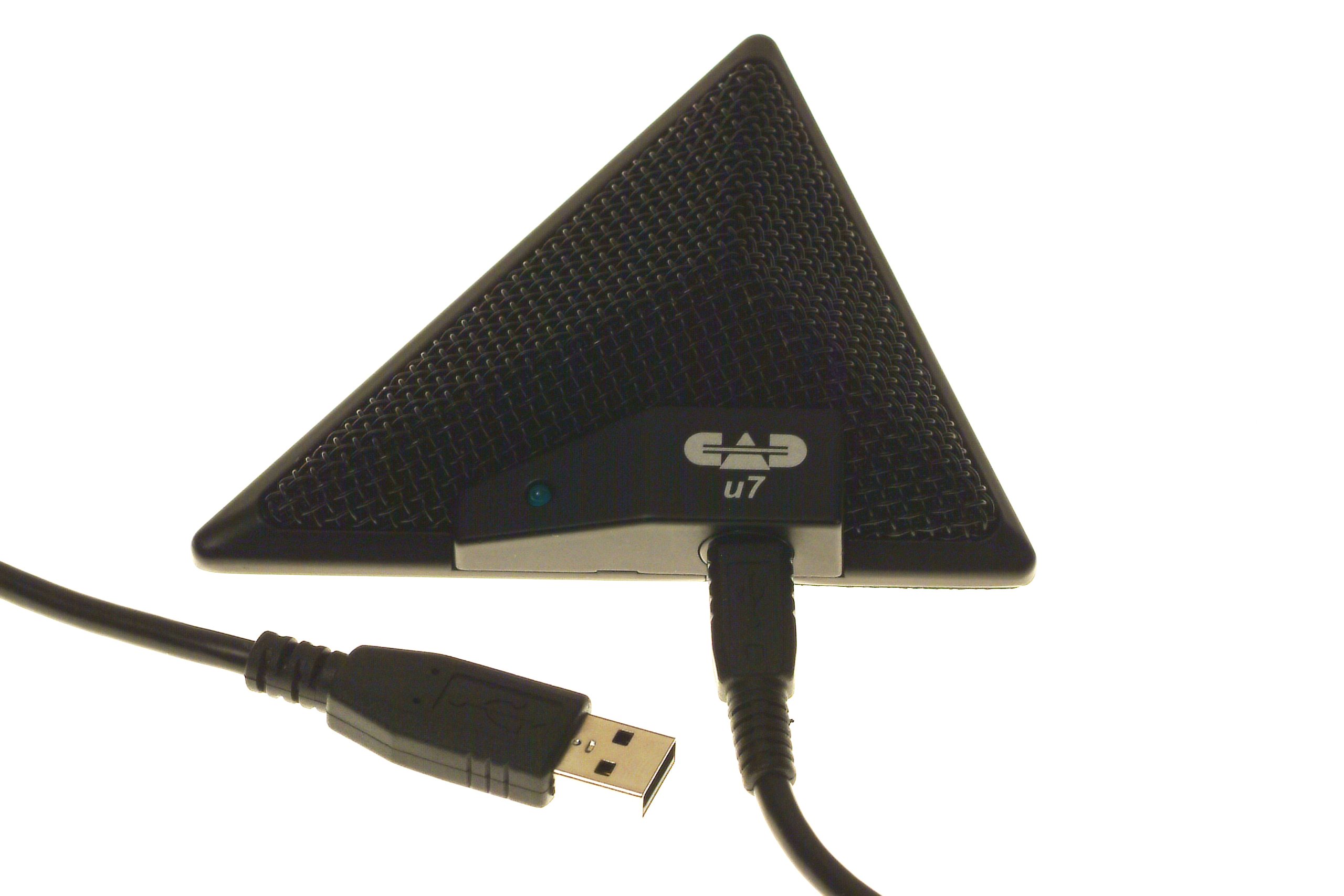 Photo 1 of CAD Audio USB U7 Boundary Omnidirectional Condenser Microphone, Black