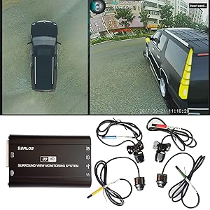 Diy Car Tire Bike, 3d Hd 360 Car Surround View Monitoring System Bird View System 4 Camera, Diy Car Tire Bike