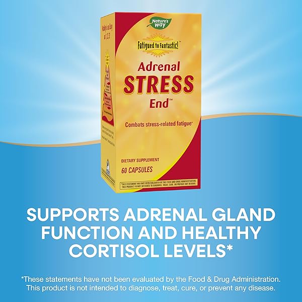 NATURE’S WAY FATIGUED TO FANTASTIC! ADRENAL STRESS END, STRESS-RELATED FATIGUE SUPPORT*, 60 COUNT