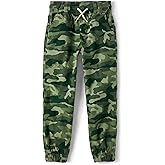 The Children's Place,Boys,Woven Stretch Pull on Jogger Pants,Greenwich,8