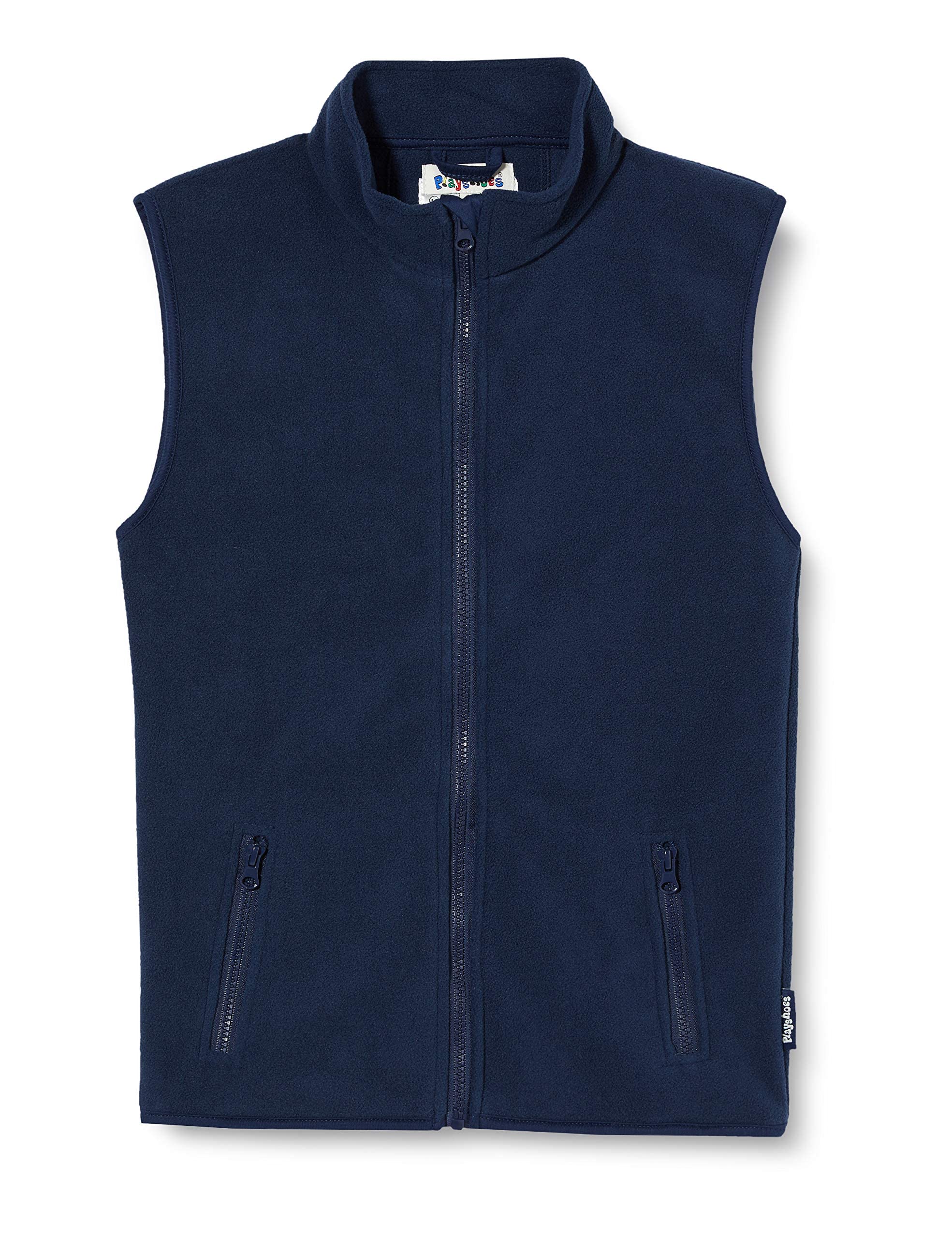 Playshoes Unisex Kid's Fleece-Weste Gilet, Blue (Navy), 80