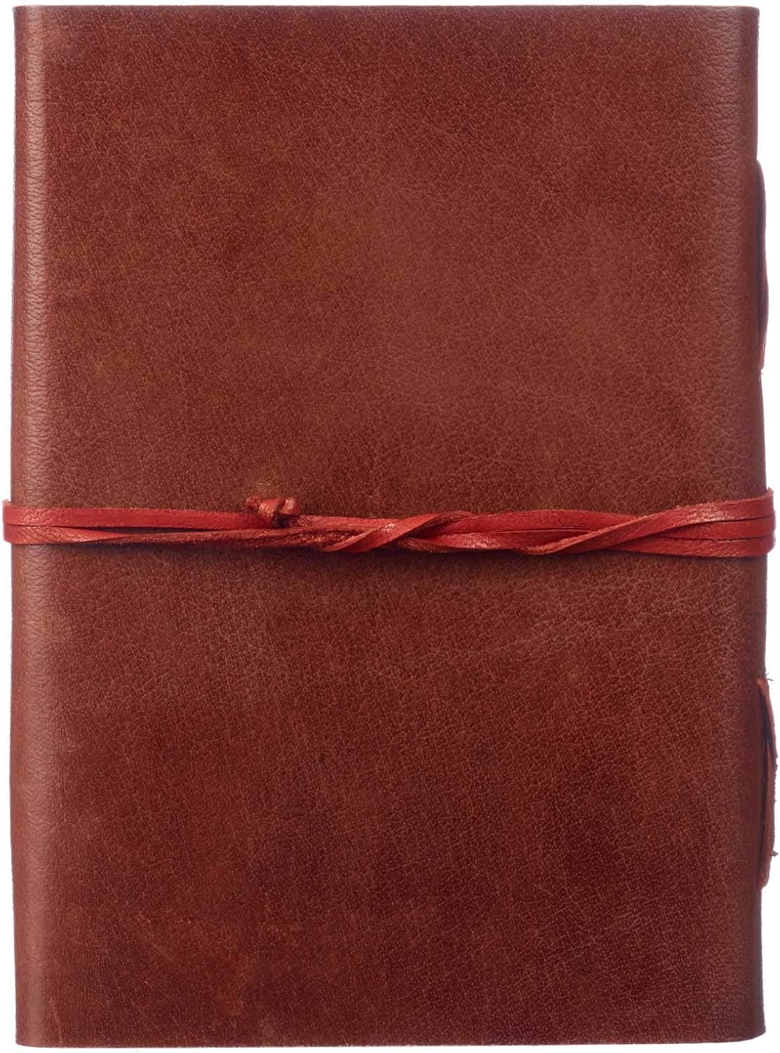 Paper High Leather Journal Notebook Large Plain 135 x 185mm, Brown - Image 5