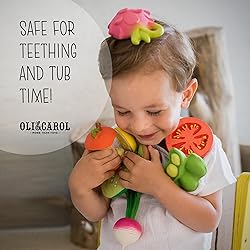 Oli & Carol Natural Rubber Teether - Fruit Shaped