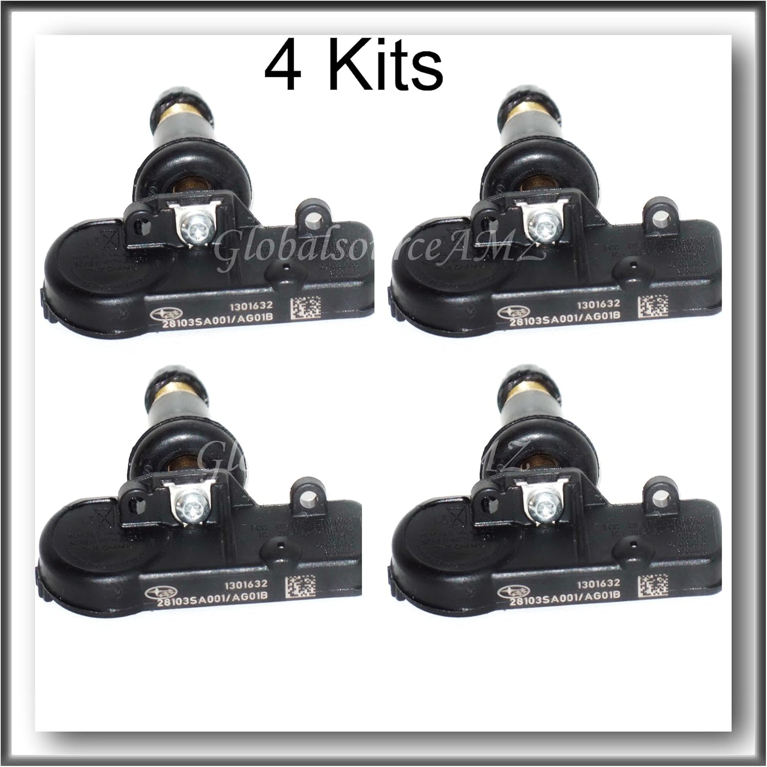 Amazon Com Schrader Set 4 Kits 28103 Sa001tpms Tire Pressure