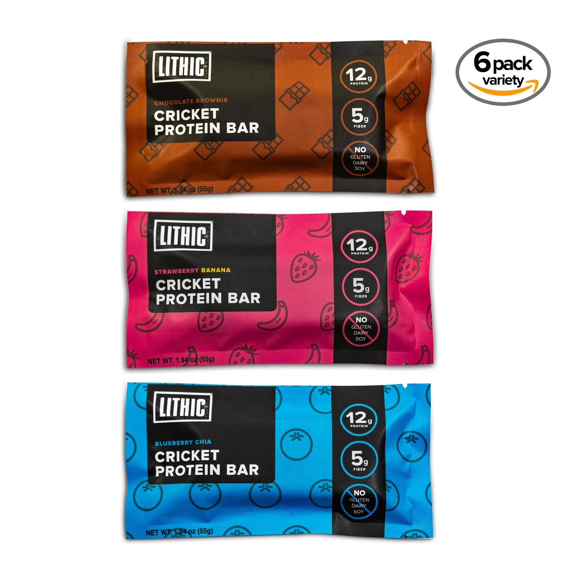 Exo Cricket Flour Protein Bars Paleo Variety Pack (12 Count