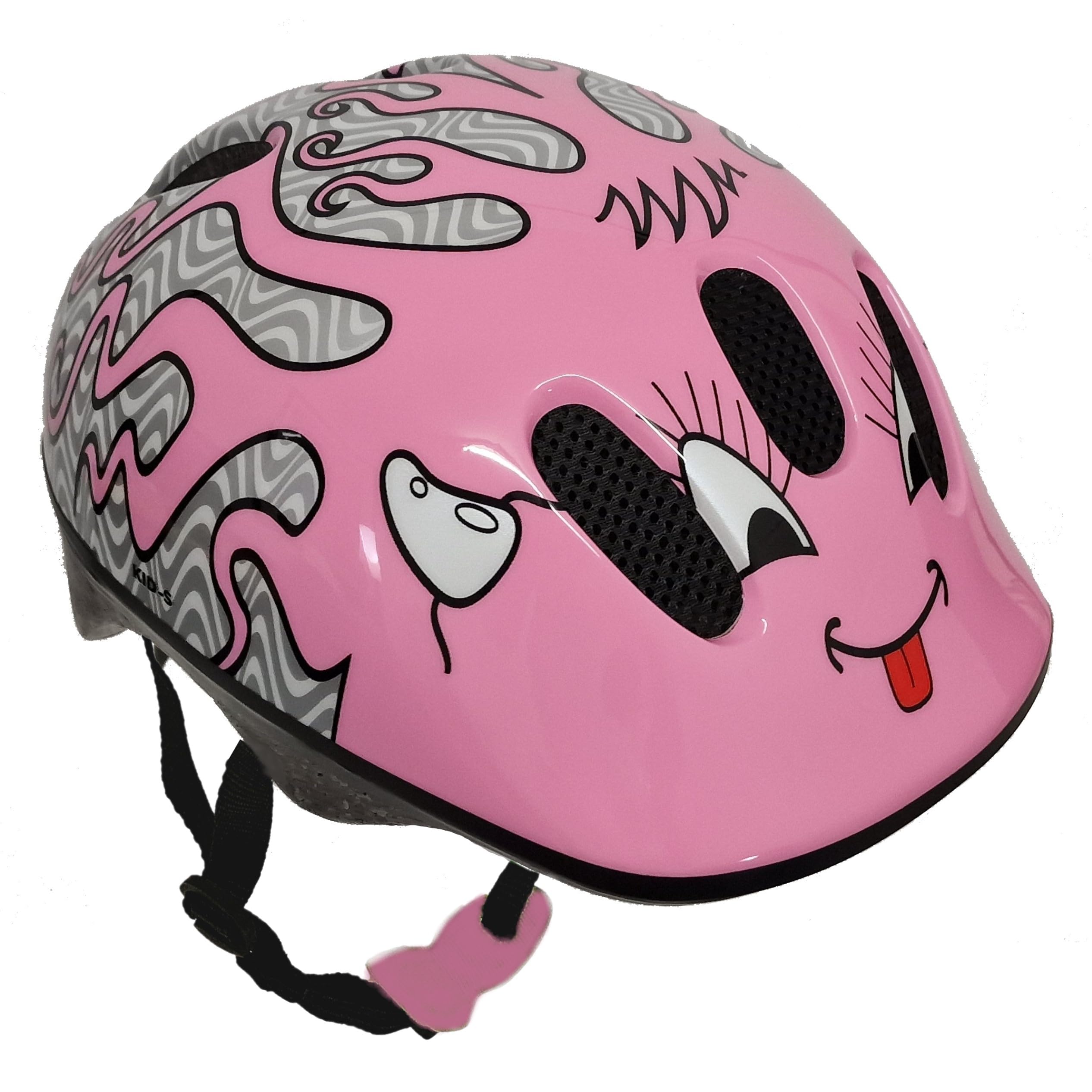 Sport Direct™ Pink Stars Childs Bicycle/Bike Helmet Pink 48-52cm CE EN1078:2012+A1:2012