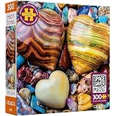 Ceaco - Heart Stones - 300 Large Piece Jigsaw Puzzle for Adults | Art by Garry Gay, Made in USA, Easy-Grip Pieces, Finished Size 22 x 15 in, Includes Poster, Frameable, Giftable