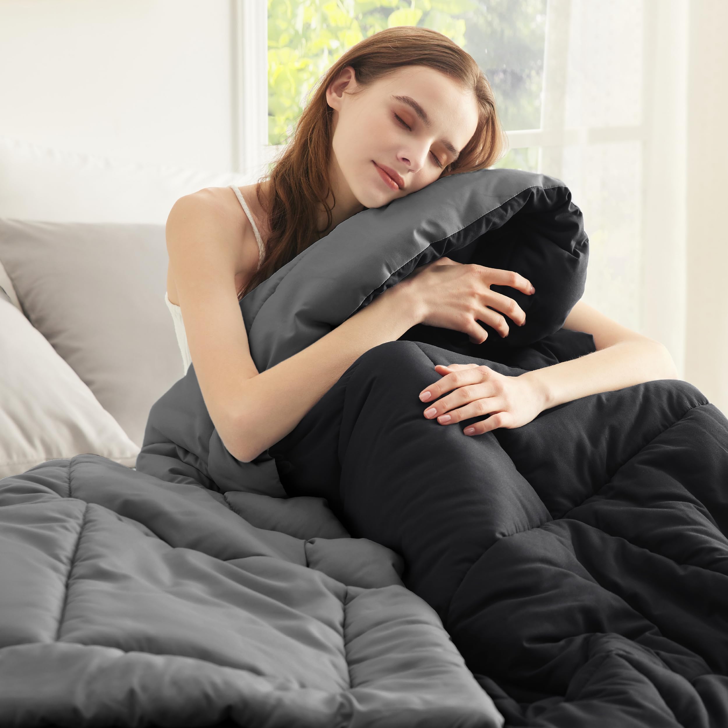 Bedsure Comforters Twin Size -Duvet Insert
