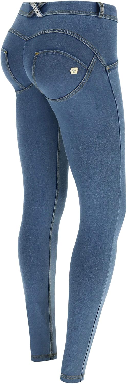 FREDDY Pantalone WR.UP® Skinny Vita e Lunghezza Regular in Denim Chiaro  Abbigliamento Donna berjaya.edu.my