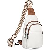 SYTRAH Sling Bag for Women, Crossbody Bags Purse for Women Trendy Vegan Leather Fanny Pack with Adjustable Strap