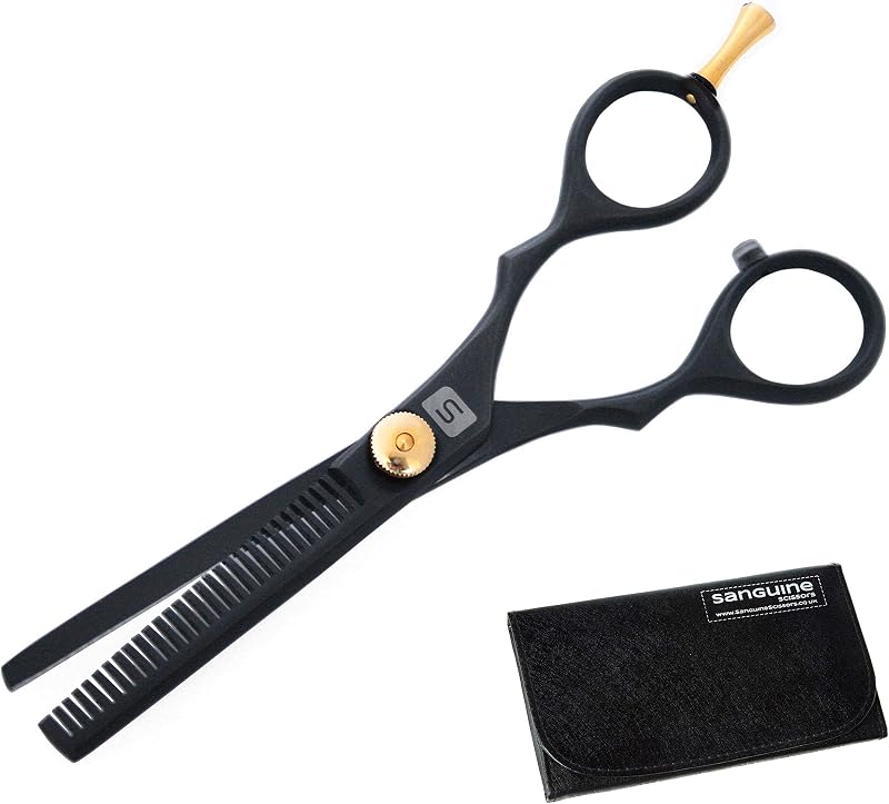 Sanguine Professional Hair Thinning Scissors 5.75 in Japanese Blades Case