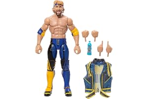 MATTEL ​WWE Top Picks Elite Action Figure & Accessories Set, Logan Paul 6-inch Collectible with Swappable Hands, Ring Gear & 25 Articulation Points​