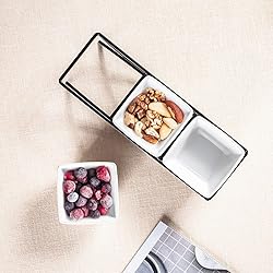 UNICASA Square Ramekin Bowls 10 oz, Condiment