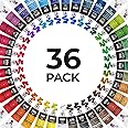 MeiLiang Watercolor Paint Set 36 Vibrant Colors 5ml (0.17-oz) Tube, Non-toxic Water Color Paints, Watercolors Painting Art Supplies, Painting Kits for Adults & Teens Beginners