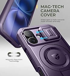 Dexnor for iPhone 16 Case with Slide Camera